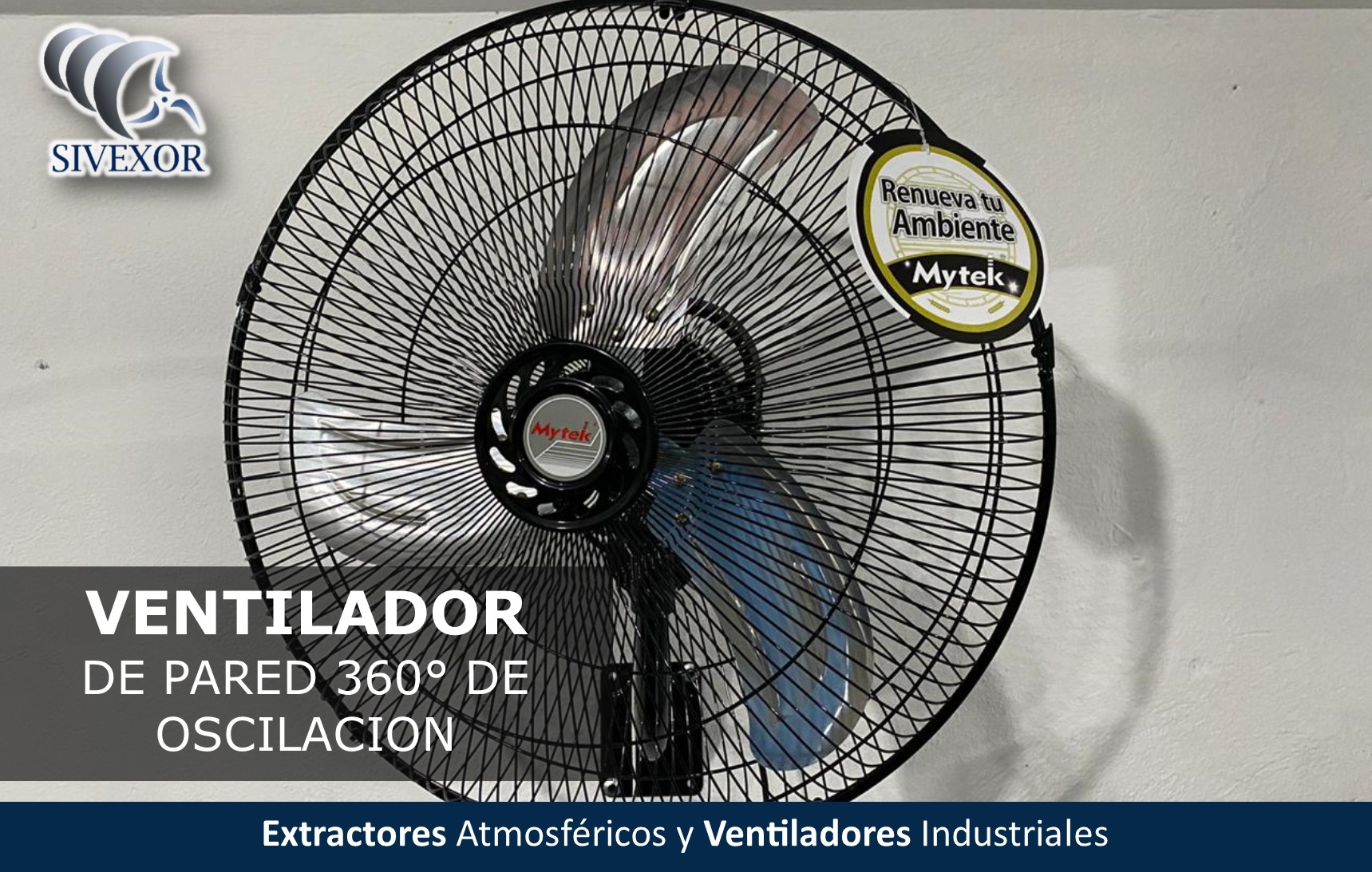 VENTILADOR DE PARED 3196 MYTEK